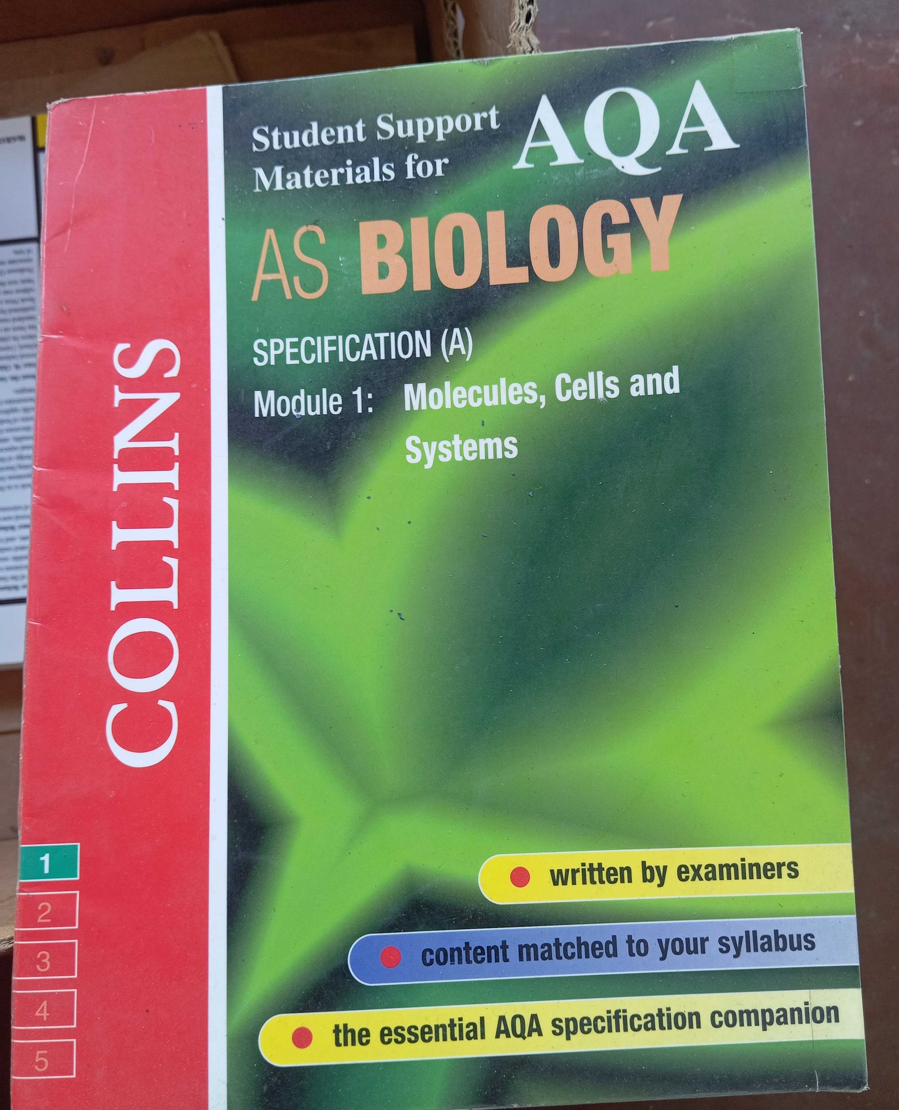 AQA AS Biology Specification (A) Module 1: Molecules, Cells and Systems