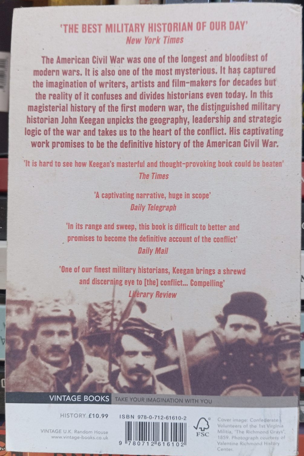 The American Civil War back