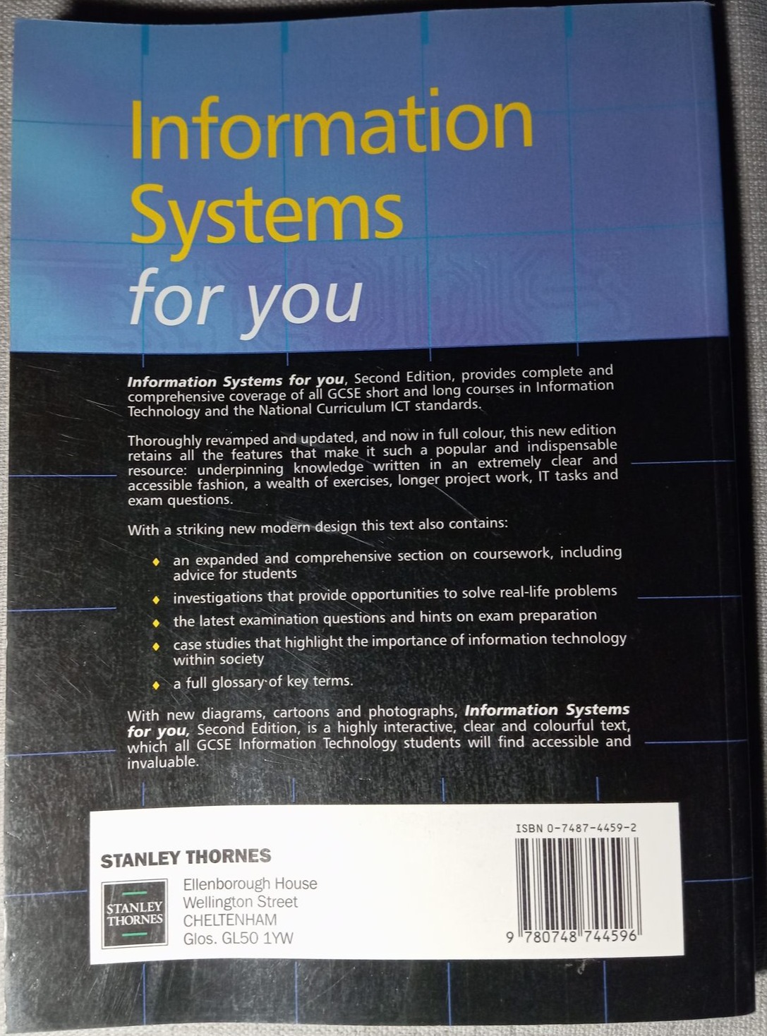 Information Systems for You (Second Edition) back