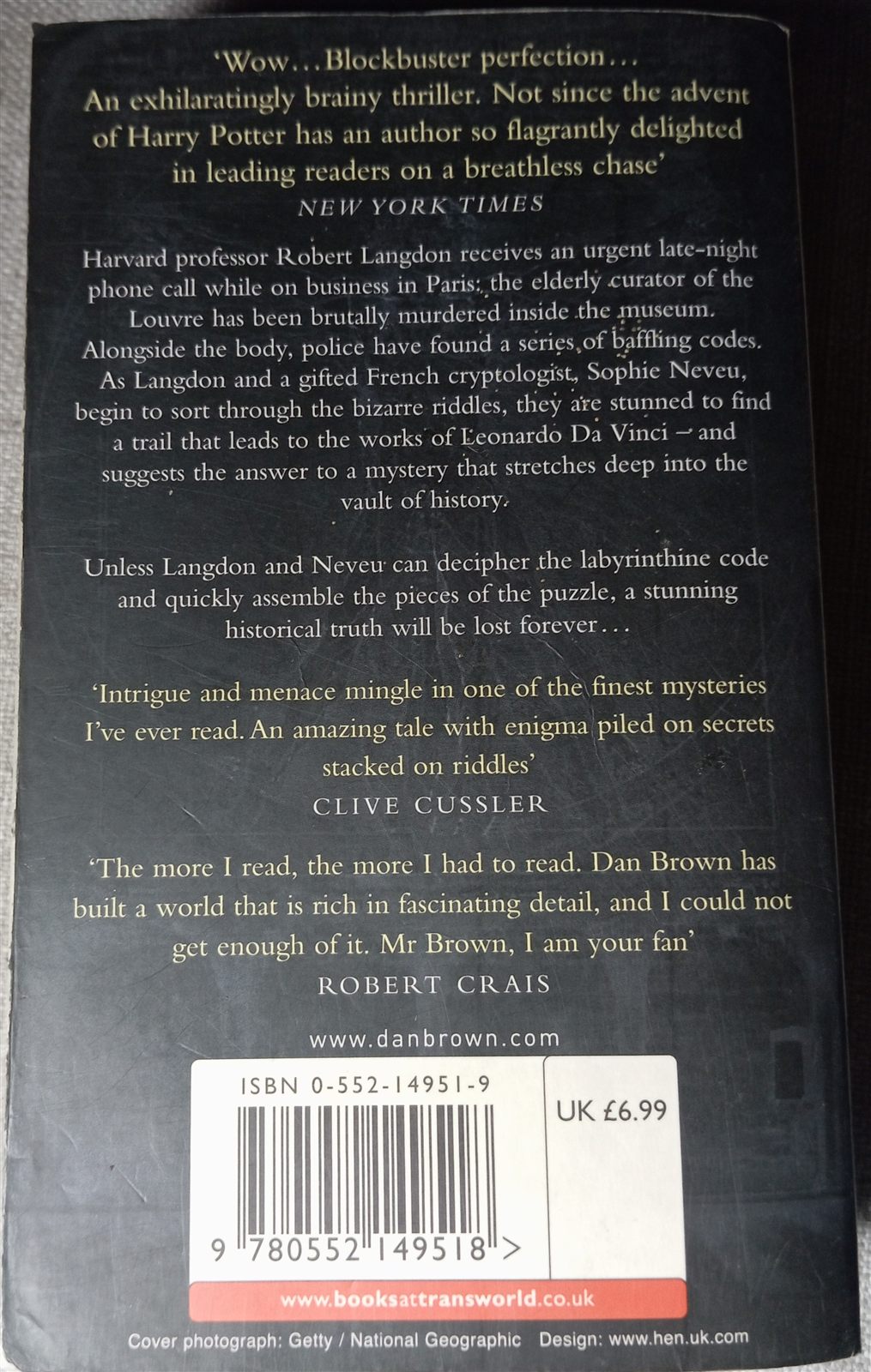 The Da Vinci Code back