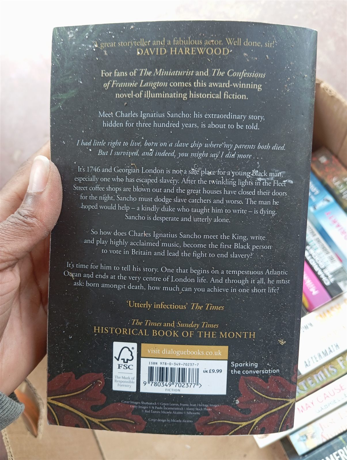 The Secret Diaries of Charles Ignatius Sancho back